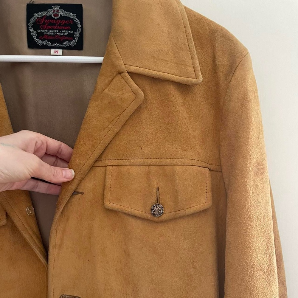 VINTAGE Leather Jacket - Picture 3 of 7
